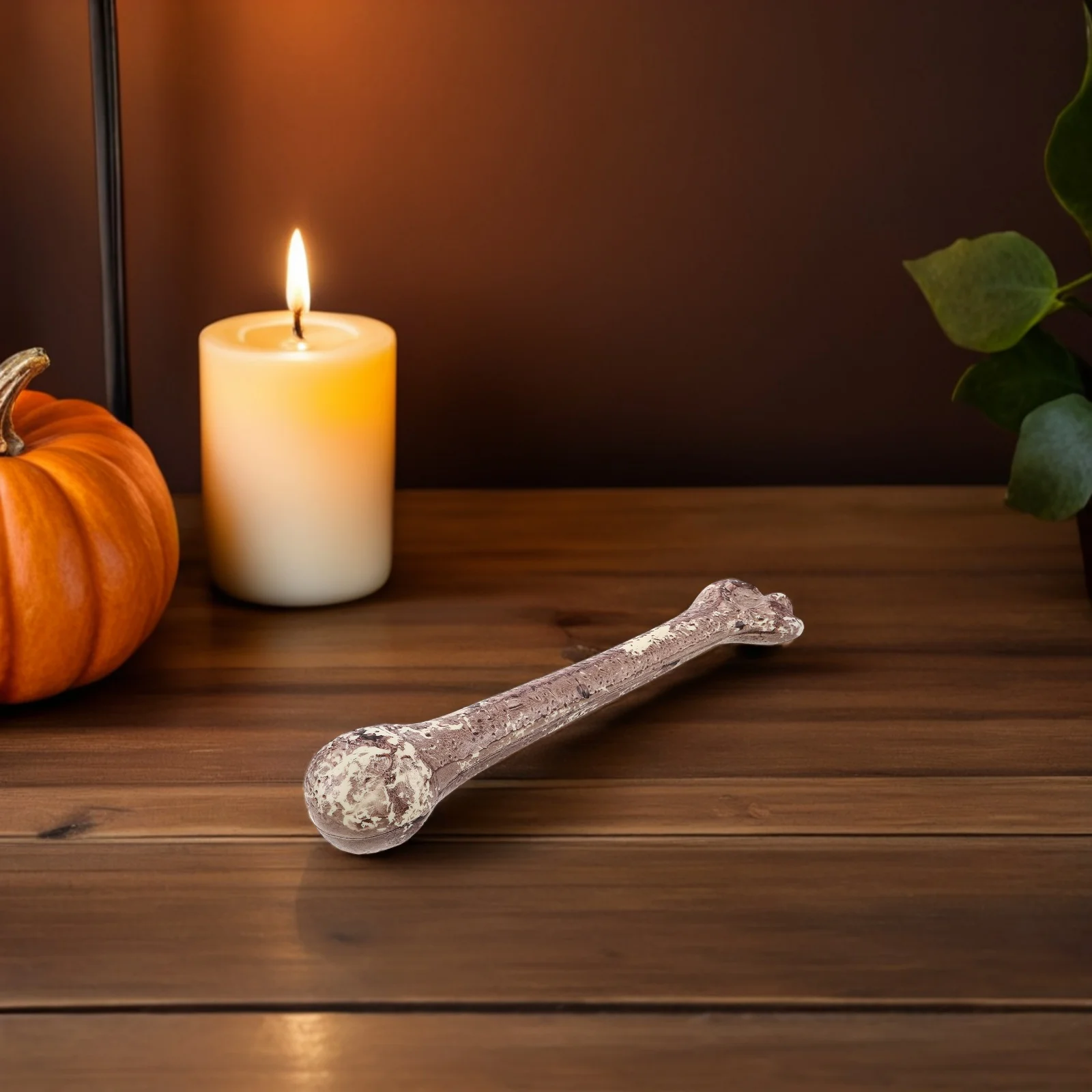 4 szt. Symulowane kości na Halloween, plastikowe sztuczne kości, dekoracja DIY, straszne rekwizyty na imprezę, nawiedzony dom, plastikowe kości, kości na Halloween