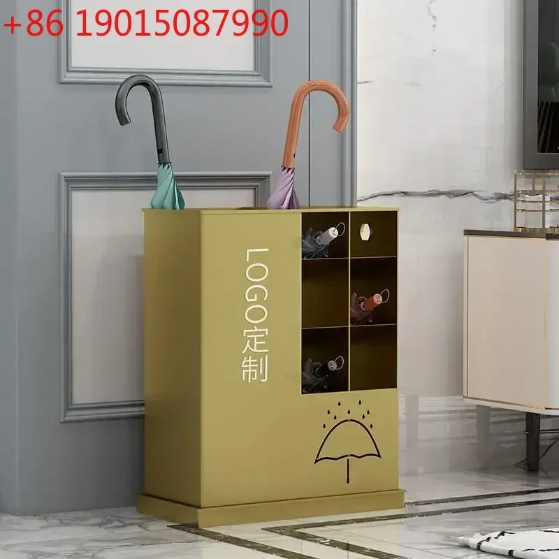 Household umbrella frame Commercial umbrella bucket Sales department Commercial street Umbrella storage creativity