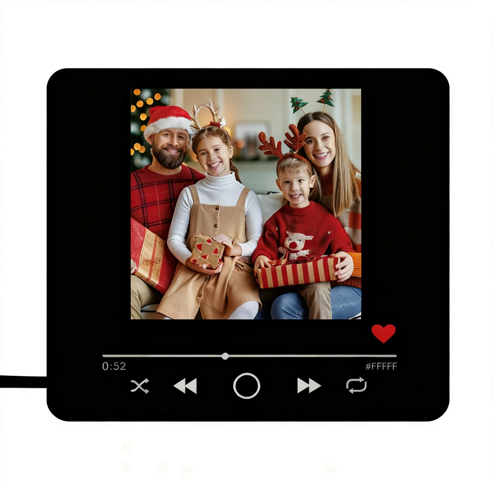 Music Fridge Plays Personalized Song Adhesive Metal Rechargeable Battery Compact