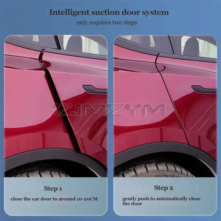 Automatic Suction Auto close Presenting Door for Tesla Closing Gentle Close Anti Pinch For Model 3 2019-2022 & Model Y 2021-2022