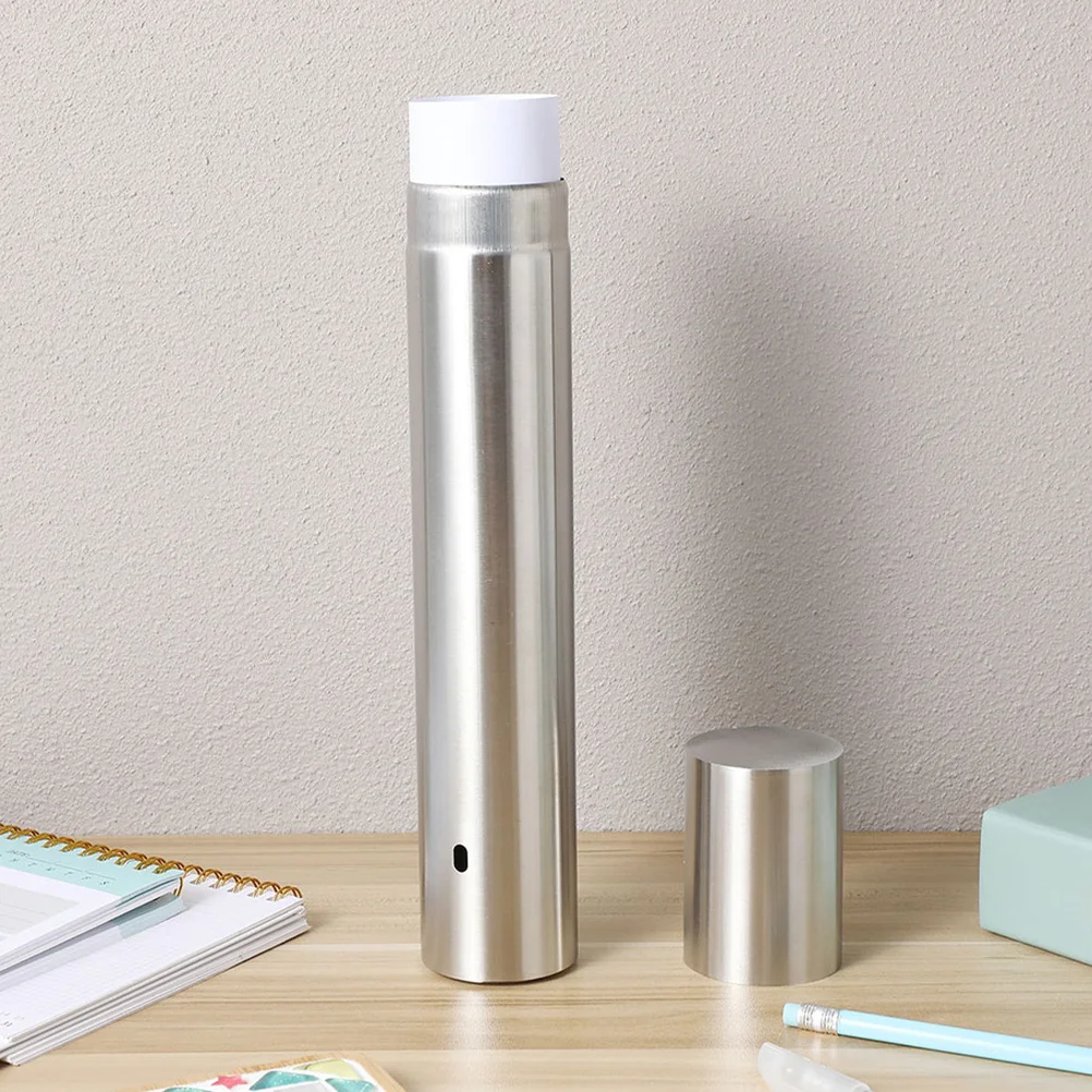 2 قطعة حامل مستندات من الفولاذ المقاوم للصدأ أنبوب منظم الشهادات المستديرة المحمولة شهادة الميلاد تخزين أنبوب دبلوم ملحق