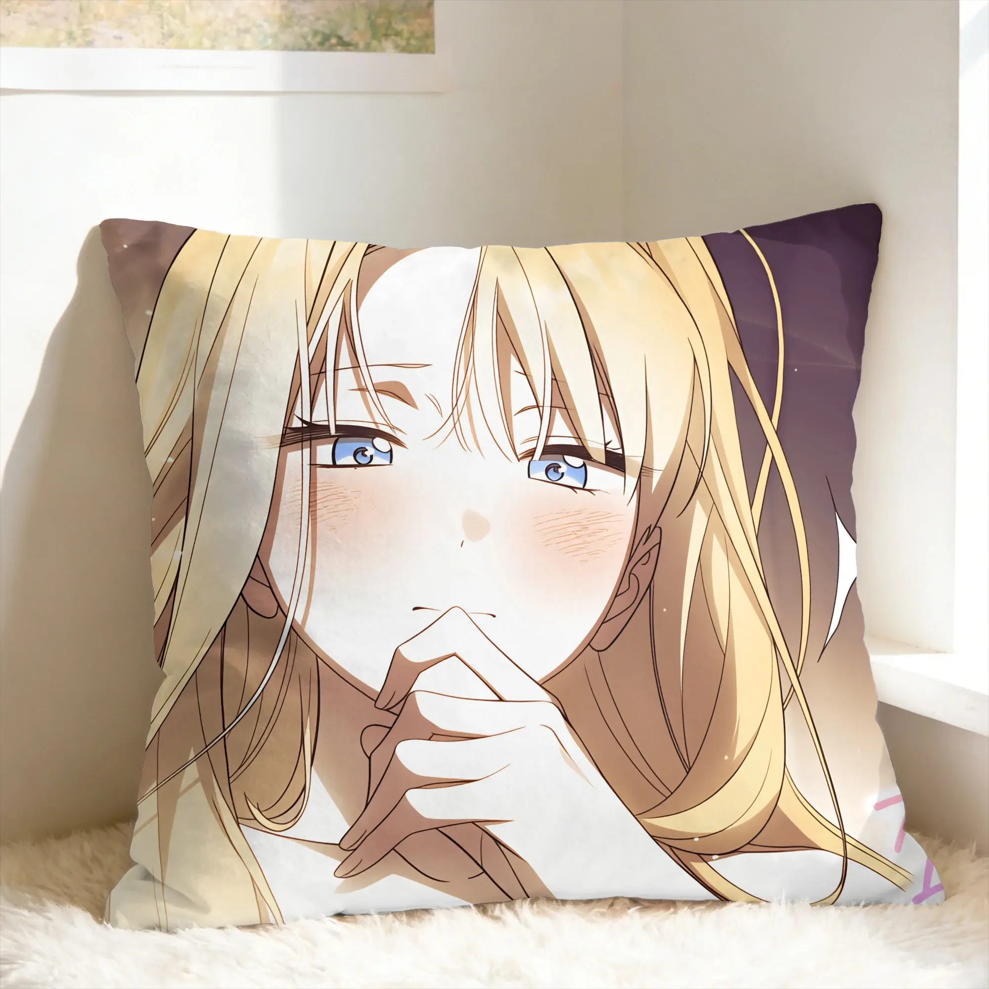 H-How To Win My H-Husband Over Pillow Cover  Comfy Cushion Cover Retro Trendy Pillow Case For Chair Sofa Home Decor