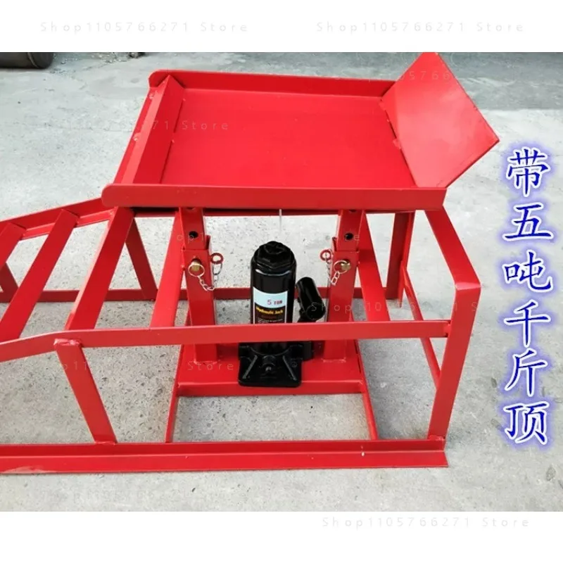 Auto repair and maintenance special lifting ramp pad oil ramp maintenance tire repair iron equipment pair