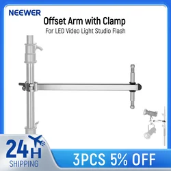 NEEWER Offset Arm with Clamp & Dual 5/8