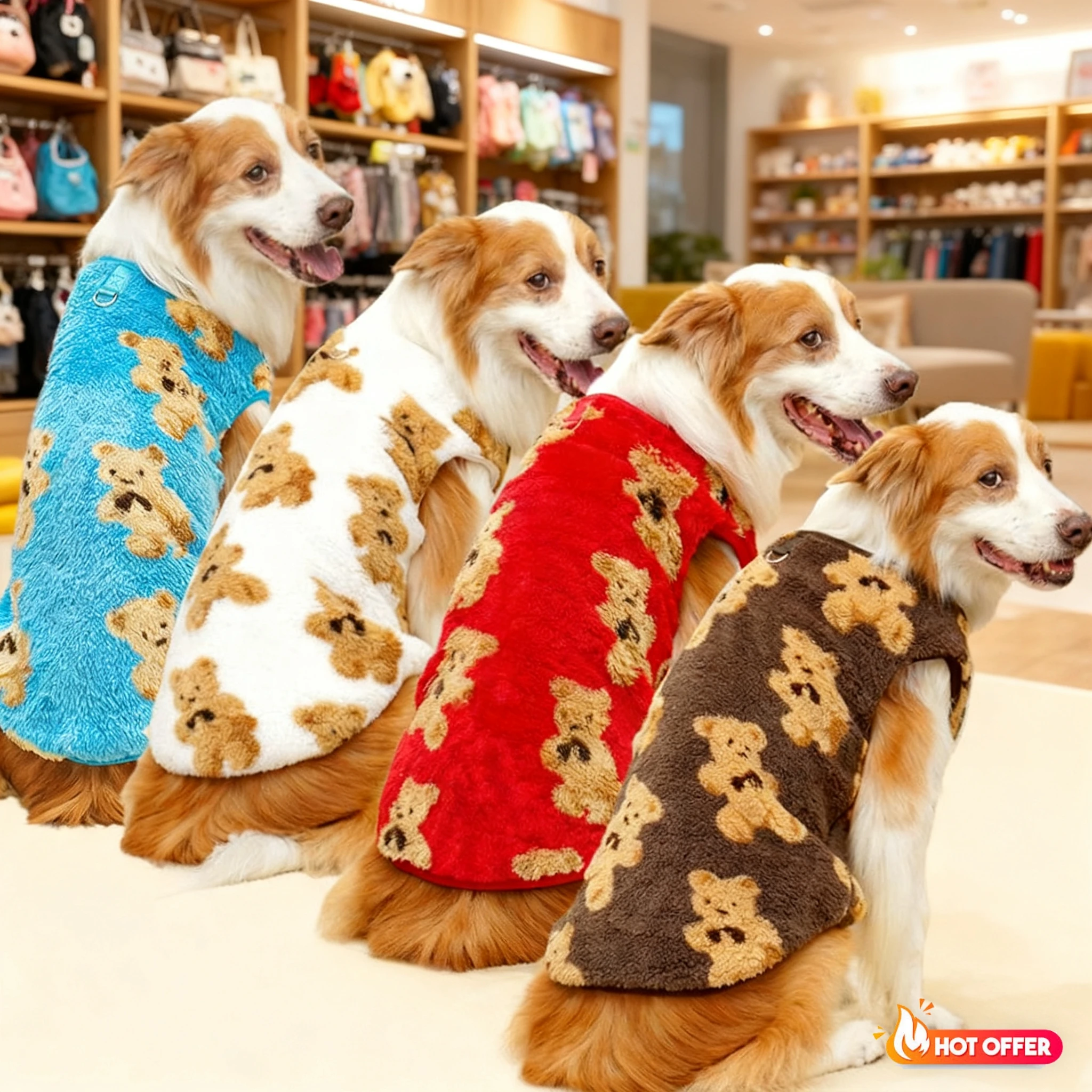 Pet Warm Flannel Cl…