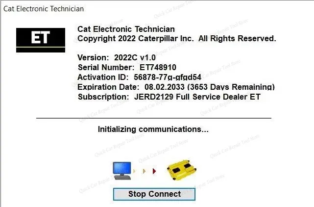 FOR Cat ET 2025A Electronic Technician+Factory Pass+Keygen