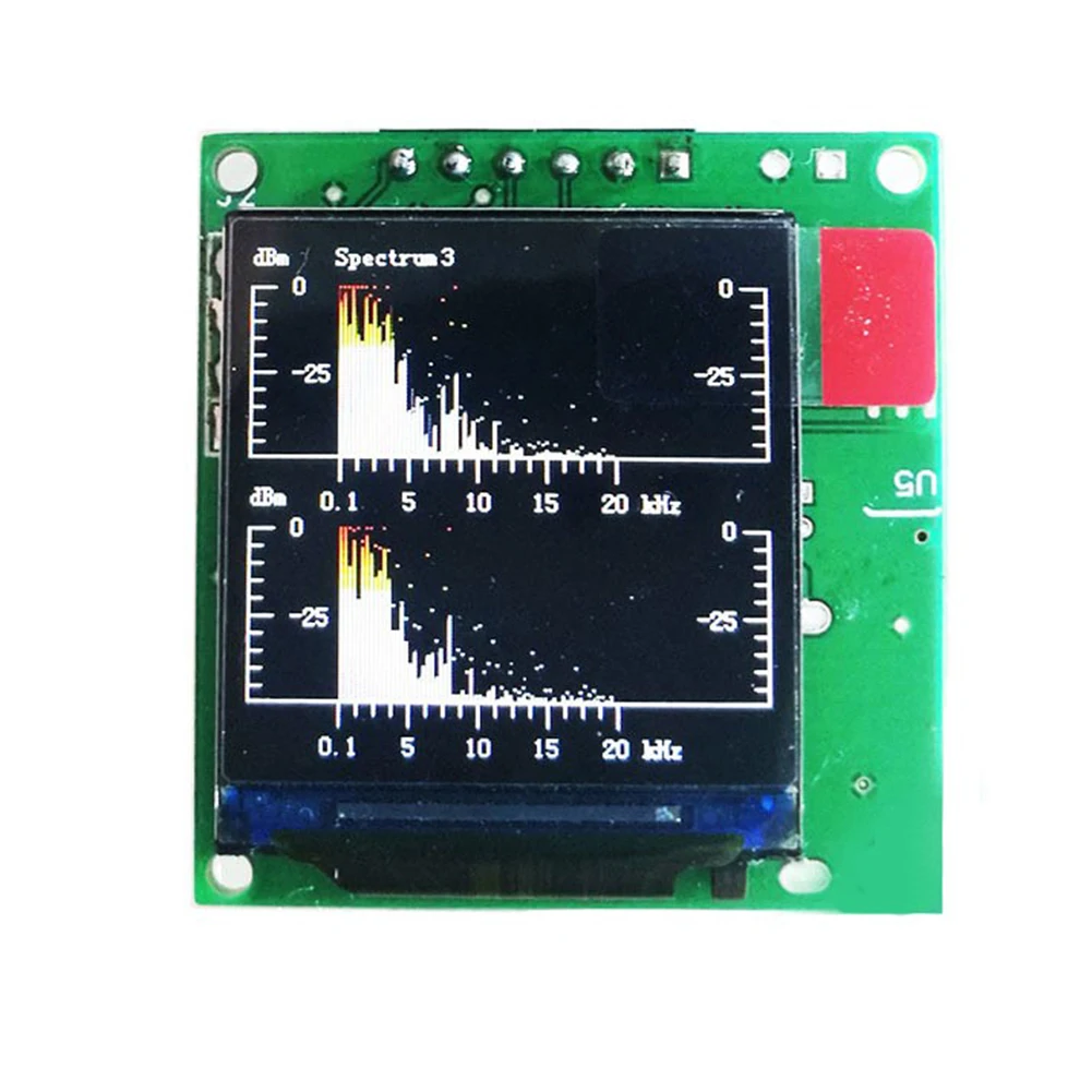 

Clock Hold Function Inch LCD Frequency Response Range Analyzer Module MP Audio Indicator VU Meter Music Spectrum Display