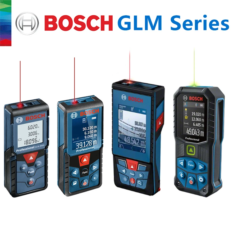 Bosch Professional Laser Rangefinder 30/40/50 Meters Electric Distance Meter Outdoor Measuring Instrument GLM50-27CG GLM100-25C