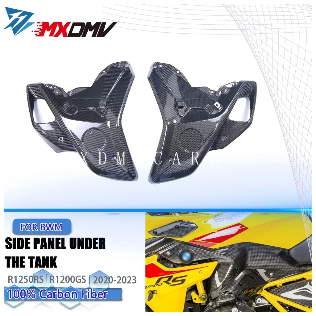 For BMW R1200 GS R1250GS LC 2020 - 2023 ADV Adventure Motorcycle 3K 100% Carbon Fiber Fuel tank cover side panel Fairing Kits