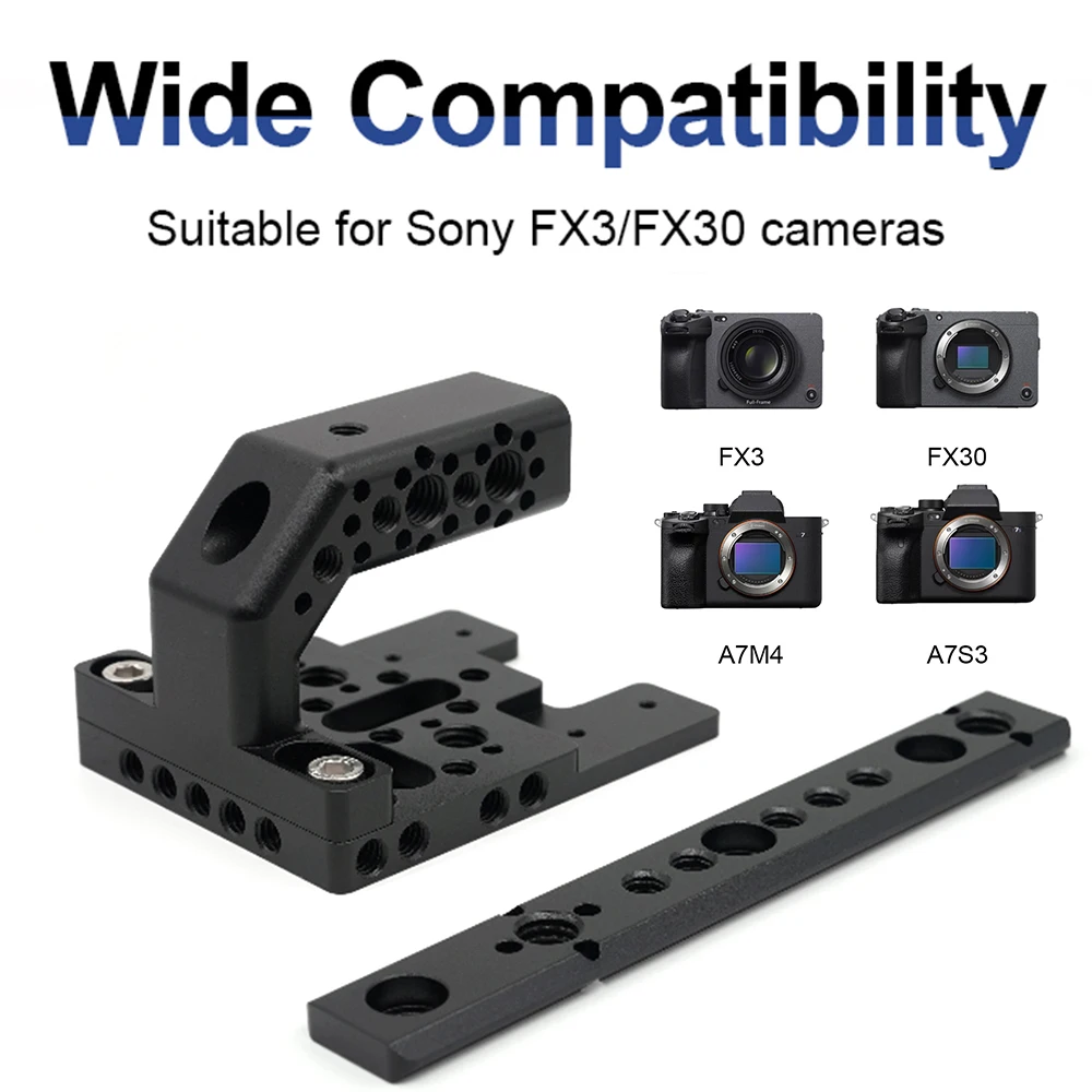 For Sony FX3/FX30/A7M4/A7S3 Expansion Module XLR Audio Handle Connector