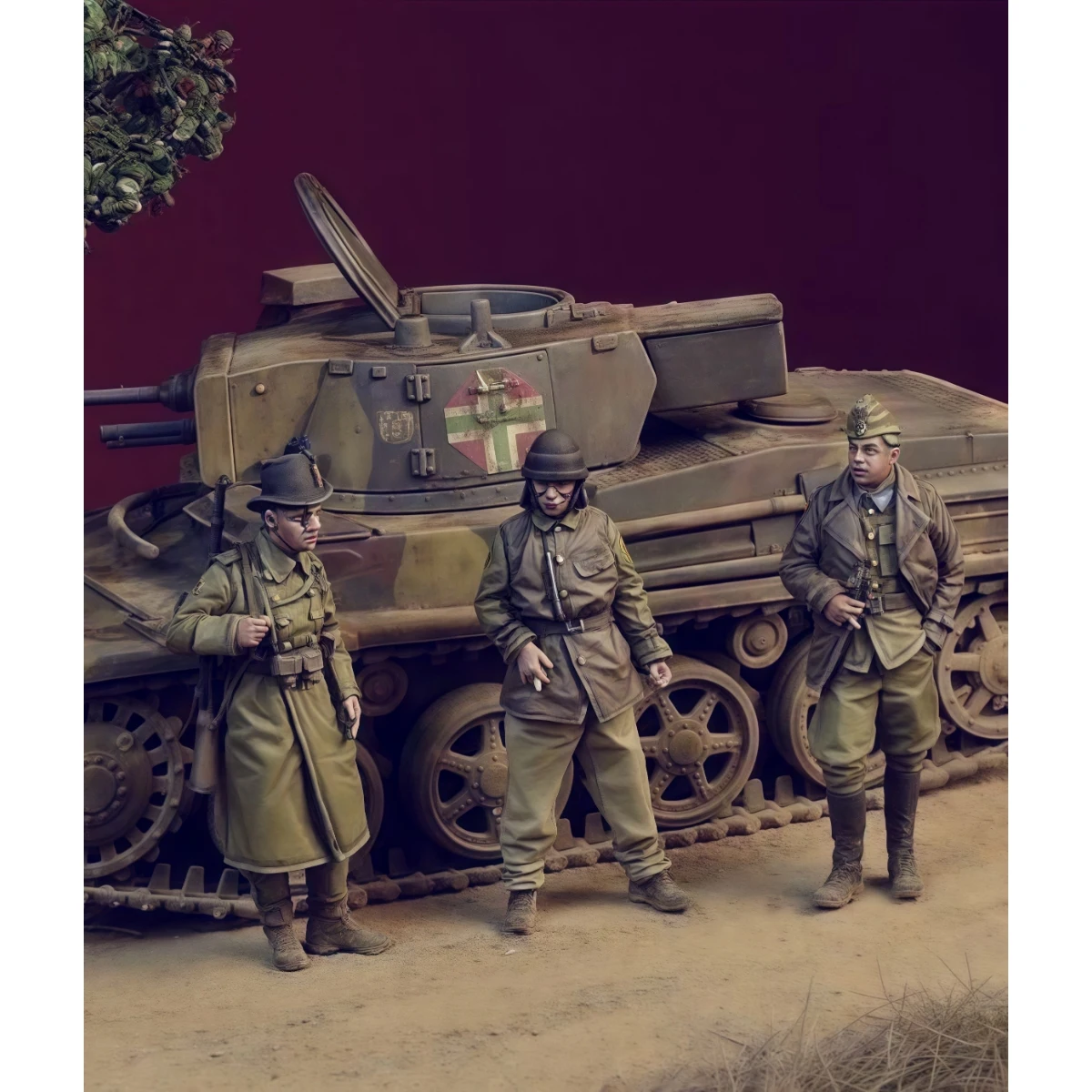 

Комплект неокрашенной модели из смолы 1/72, военная тема, Угорская королевская армия времен Второй мировой войны в разобранном виде и неокрашенная GK