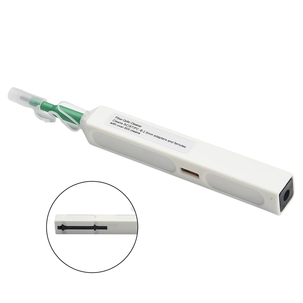 

Cameras Cleaning Pen Connector Cleaning Fiber Optic Male Optical Cleaner Optical Fiber Connector SC/FC/ST Medium 1/2pcs