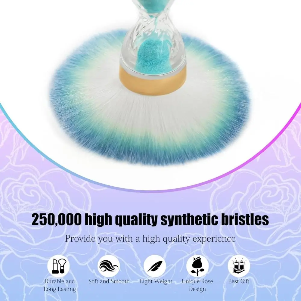 Brosse anti-poussière pour ongles en forme de sablier, douce, pour manucure, Nail Art, dissolvant de poudre, outils de nettoyage pour ongles en acrylique, nouvelle collection