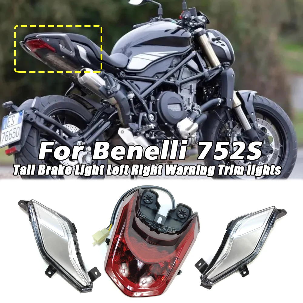 Per Benelli BJ750GS 752 S 752 S fanale posteriore per moto fanale posteriore fanale posteriore luce freno posteriore sinistra destra avvertimento Trim luci