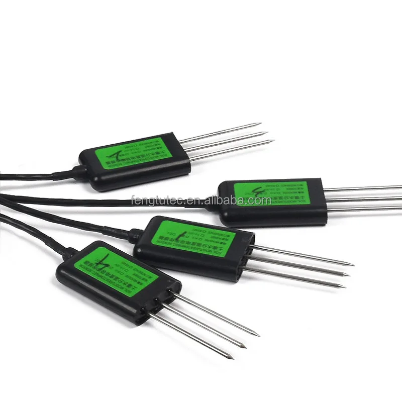Industrial Soil Temperature And Moisture Sensor Four-parameter Smart Soil Electric Conductivity Sensor