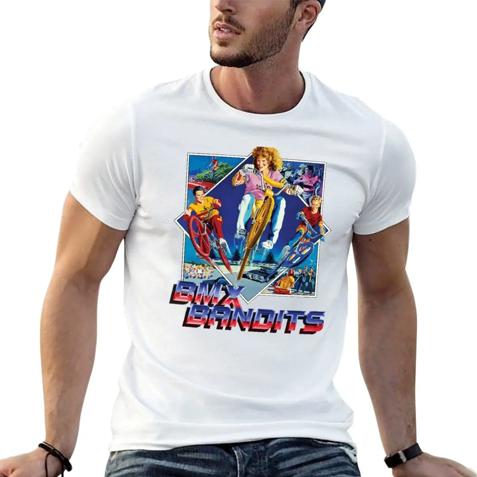 BMX BANDITS T-Shirt Casual Pattern Print Tee Shirt