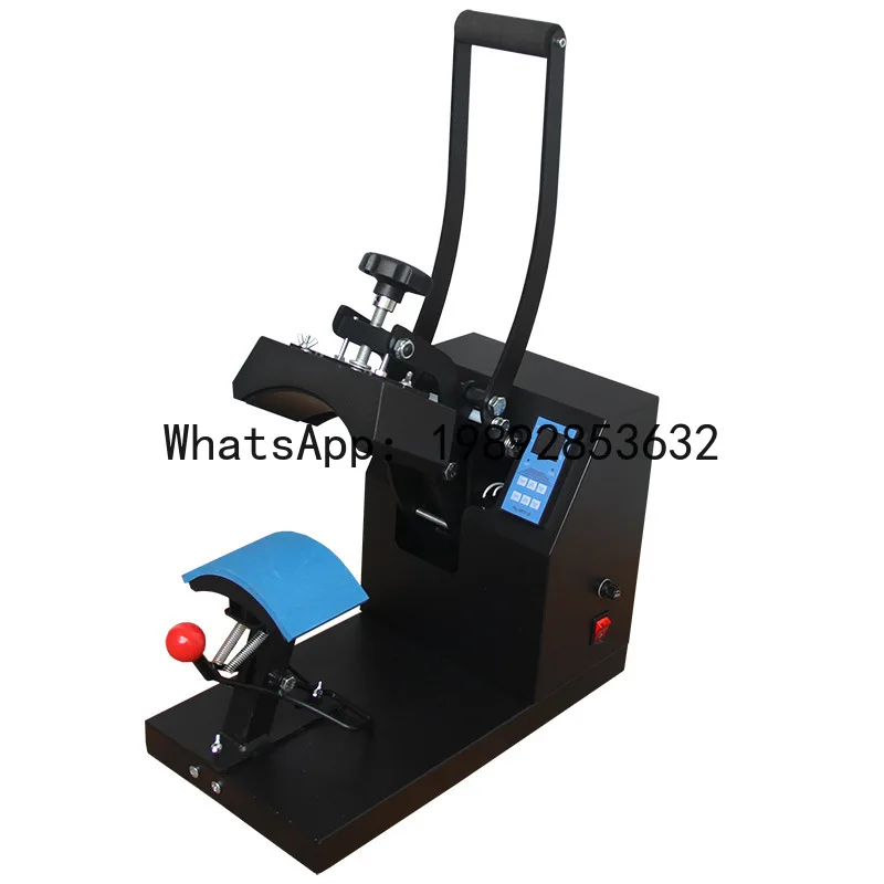 Heat transfer hat press machine - multi-functional hat press, transfer printer, transfer labeling machine, heat press