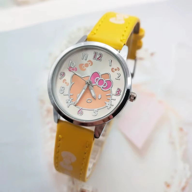 Sanrio Hello Kitty Kids Quartz Watch Girls Casual Waterproof Kawaii Cartoon Watch Fashion Wristwatch Perfect Birthday Gift - Image 5