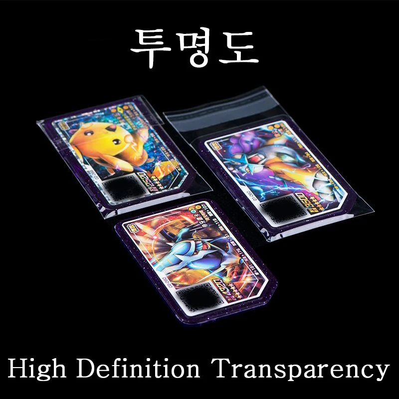 100Pcs Gaole Disks Sleeves Protector Transparent 포켓몬가오레 Arcade Game Ga-Olé Gaore Card Ga Ole Disc Legend Display Kids Toy Gift