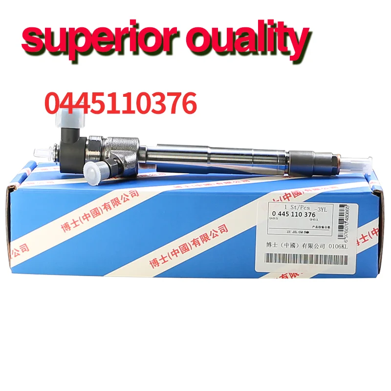 

0445110376 diesel engine high pressure common rail injector with DLLA145P2168 F00VC01383 for Foton Cummins ISF2.8 Gaz 2.8TD