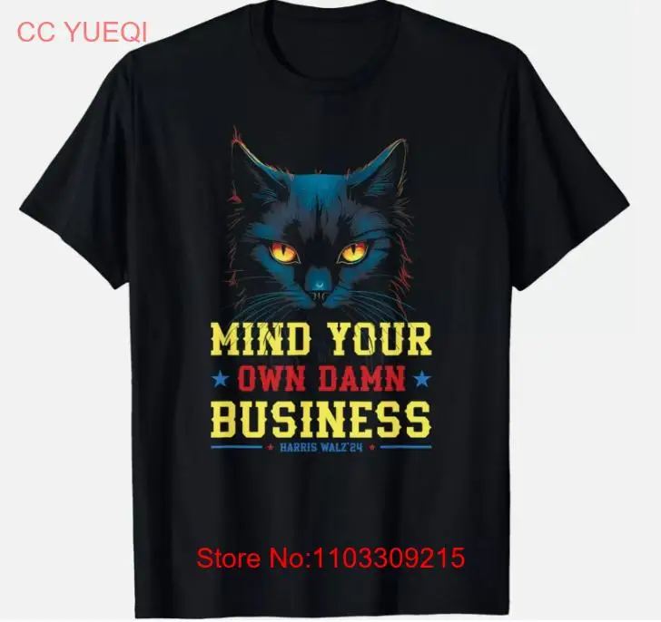 Женская футболка Harris Walz Waltz 2024, деловая женская футболка с котом