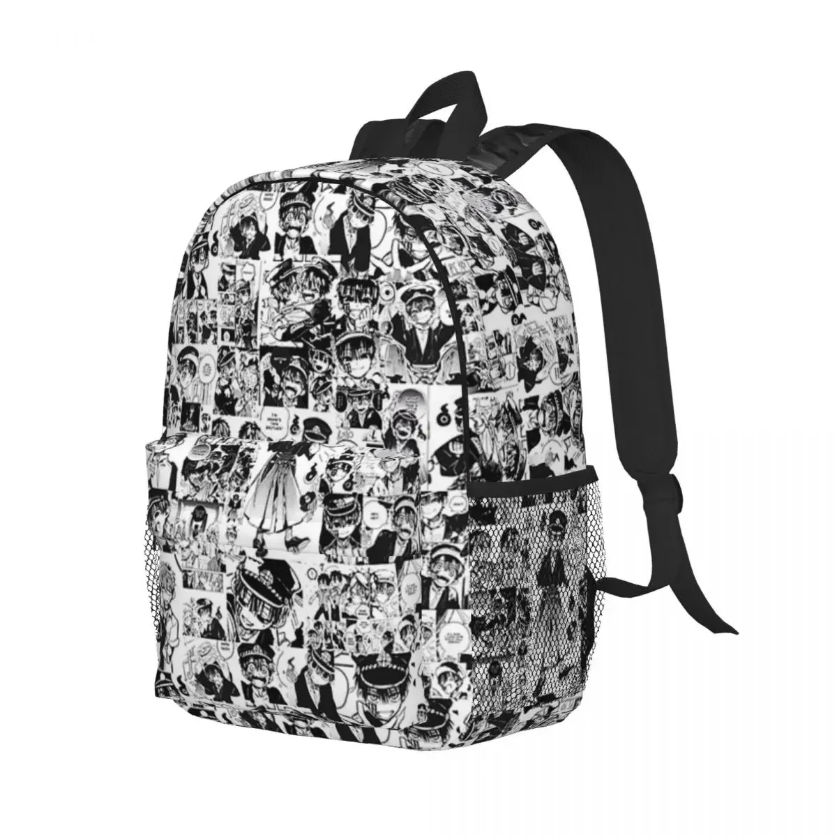 Yugi Tsukasa Manga Colagem Mochilas para Meninos e Meninas, Bookbag dos desenhos animados, Mochila Escolar de Grande Capacidade, Mochila Laptop, Bolsa de Ombro para Estudantes