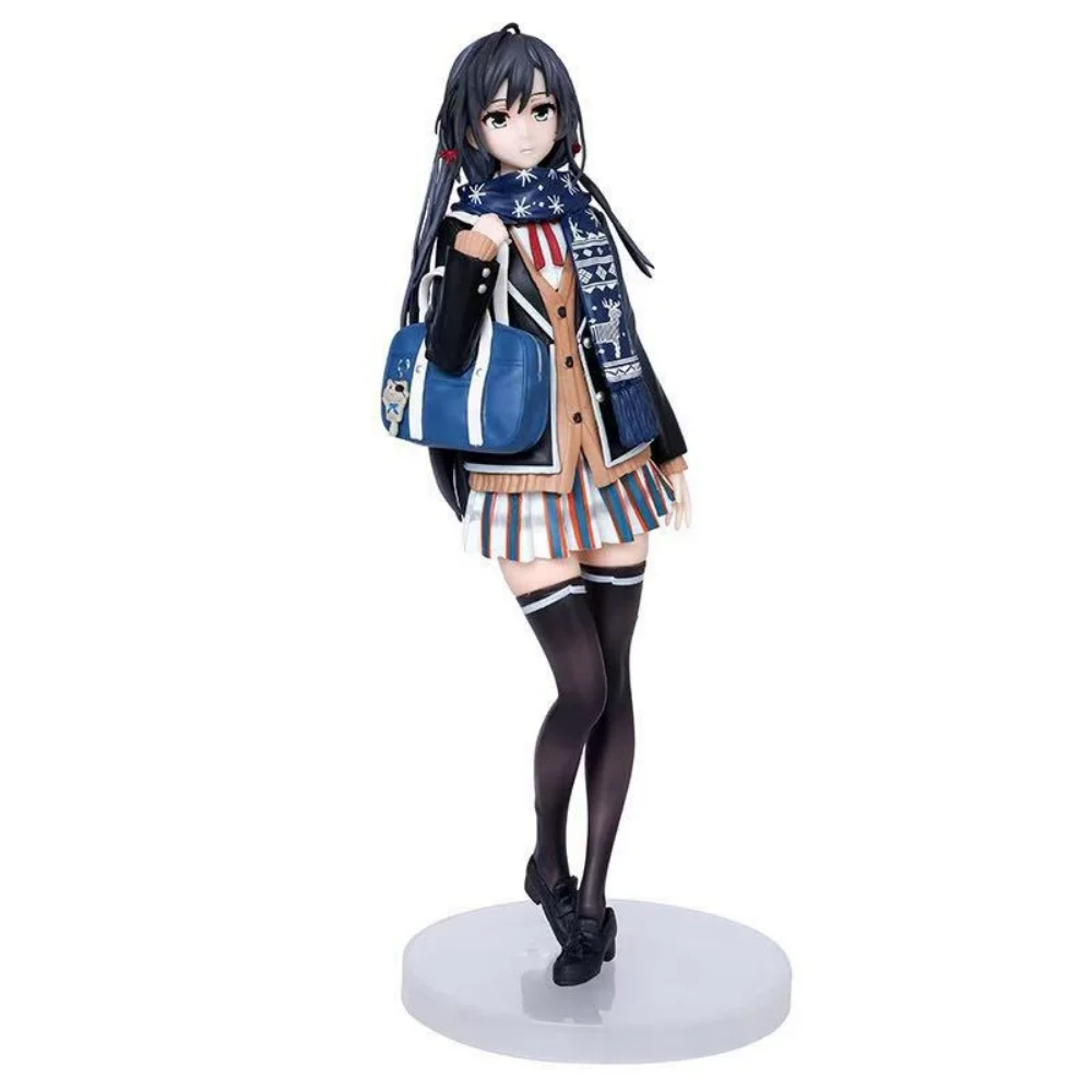 

Аниме «Моя молодежь», романтическая комедия, неправильная, как я расширенная Юкиносита Юкино, ПВХ фигурка, Коллекционная модель, игрушка-кукла 25 см