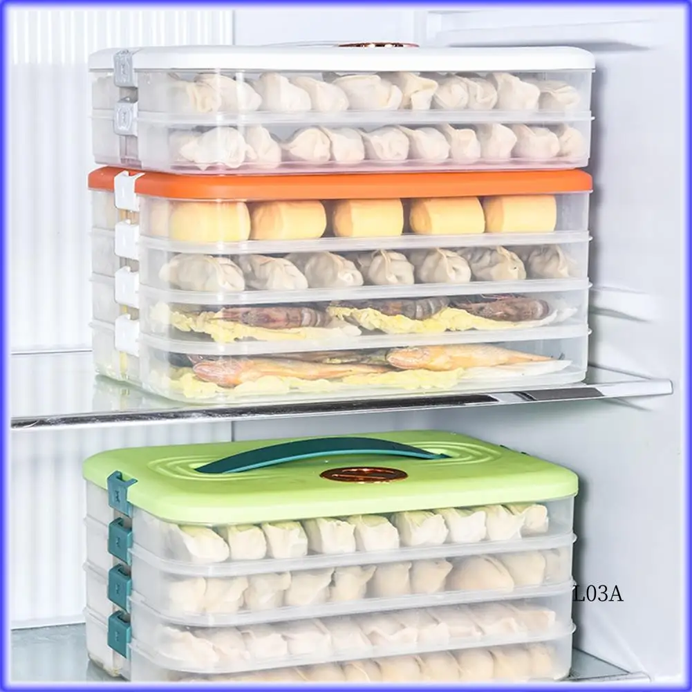 

RM-Dumplings Box Ящик для хранения холодильника для пельменей Заморозильная многослойная замораживающая коробка для пельменей быстрозамерзающая коробка для пельменей