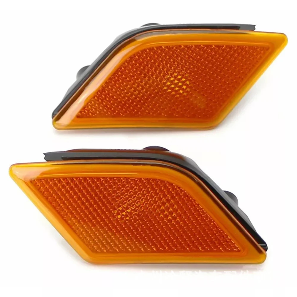 

Smoked Lens Front Bumper Side Marker Lamp Housings For Mercedes W204 C250 C300 C63 AMG 2008-2011