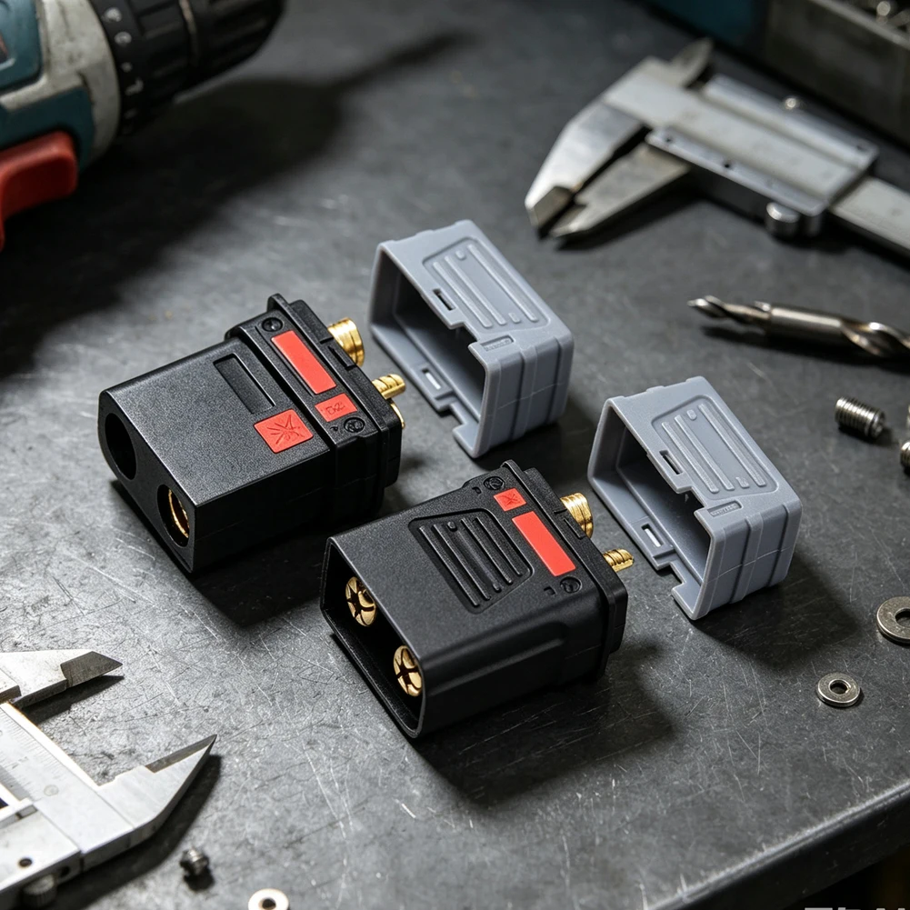 QS10P-L 1 Pair High Current Connector with Anti Spark Feature for RC For Battery Solar Photovoltaic and EV Applications