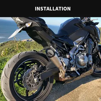 適用於川崎 Ninja Z900、本田 CB650R、Yamaha R3 的 51mm 摩托車排氣消音器管,長度 335mm。 8 最佳銷售 排氣管 z900 - №3