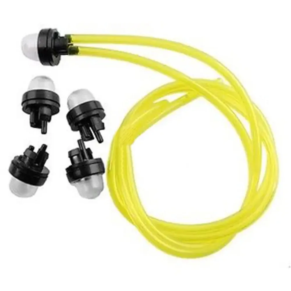 5pcs/Set Snap In Primer Bulb + 2Pcs Pump Fuel Line Hose Tube Fit For 683974 Carburetor Carb Replacement Tool