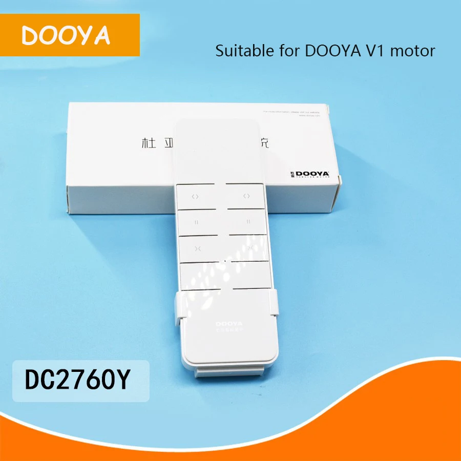 DOOYA-V1標準の電気カーテン,リモートコントロール,インテリジェントホームコントローラー,デュアルチャンネル,ワイヤレス,dc2760y