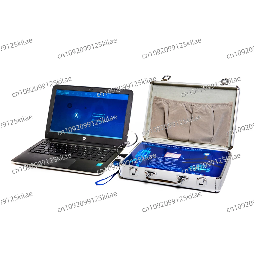 Palm sensor quantum resonance magnetic analyzer with multi-language