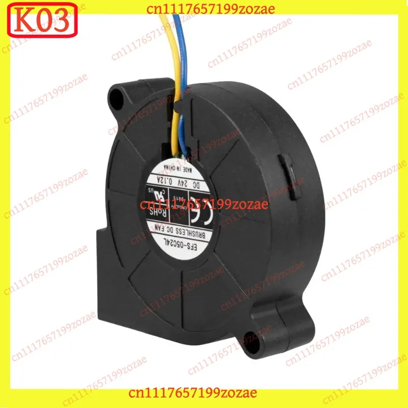 k3  24V 5015 Blower Fan 50x15mm, Compatible for Creality CR-10 V2 3D Printer Parts