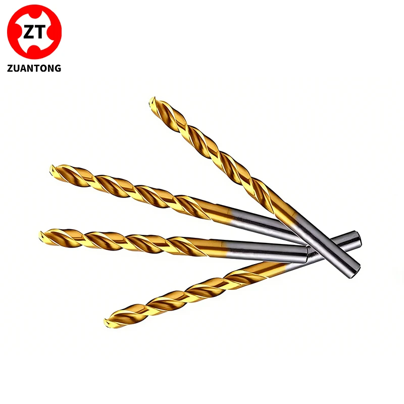 

ZUANTONG HSS-Co8 DIN 338 Straight Shank Cobalt Twist Drill 1 2 3 4 5 6 7 8 9 10 11 12 13 mm Drills Bit For Stainless Steel