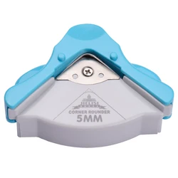 JIELISI Portable Corner Rounder R5 Round Corner Trimmer Cutter 5mm for Card Photo Invitation Laminating Pouches