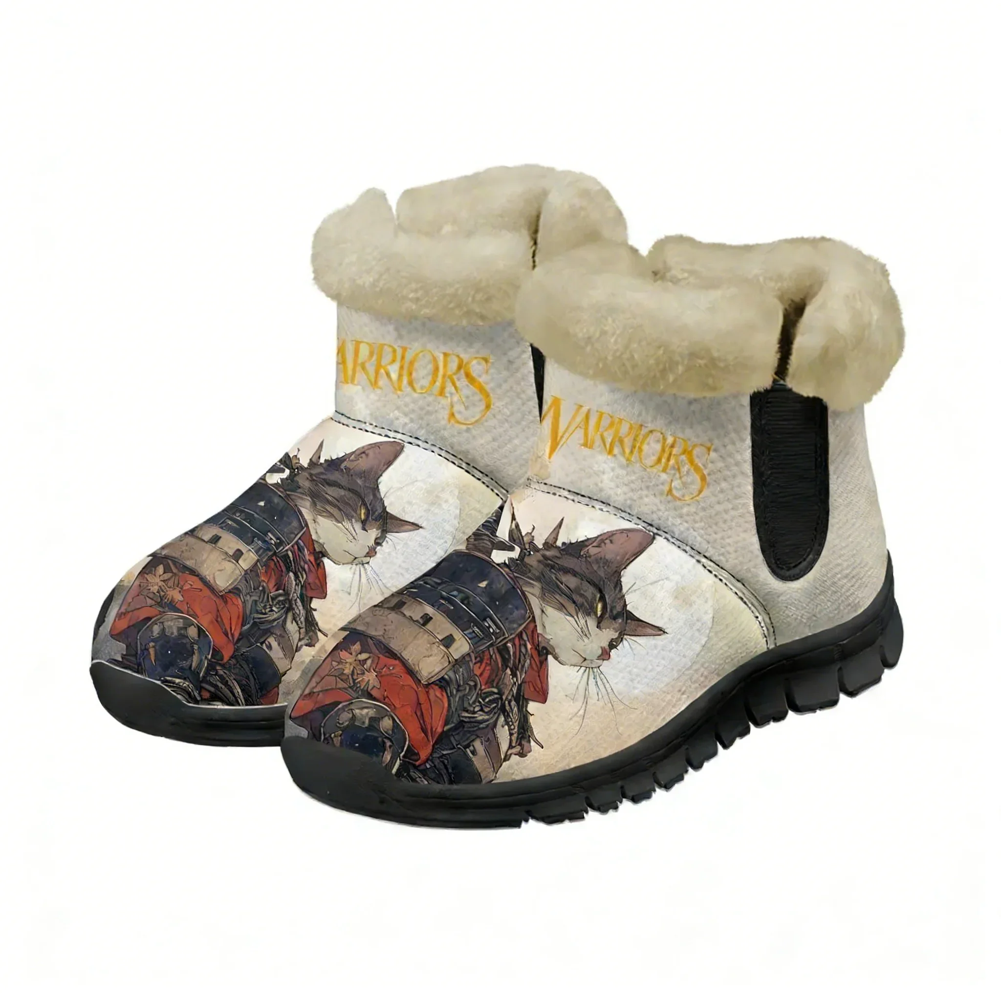 

Cat Warrior Snow Boots Warm Boot Mens Womens Teentager Shoes High Quality Fanshion Casual Lightweight Sneakers Custom Footwear