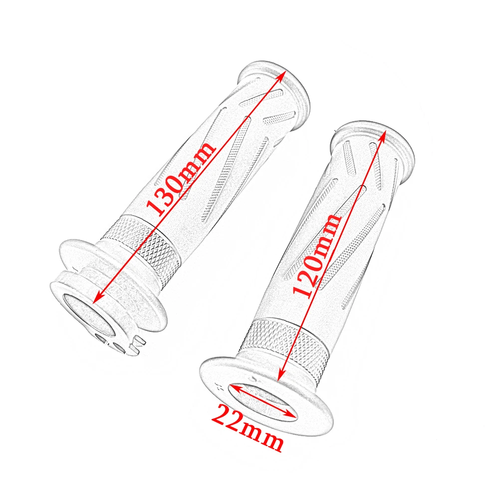 For Yamaha R1 R6 R3 FZR400 YZF R1M R1S R125 22mm Handlebar Glue Handle Bar Grips Throttle Black Motorcycle Accessories