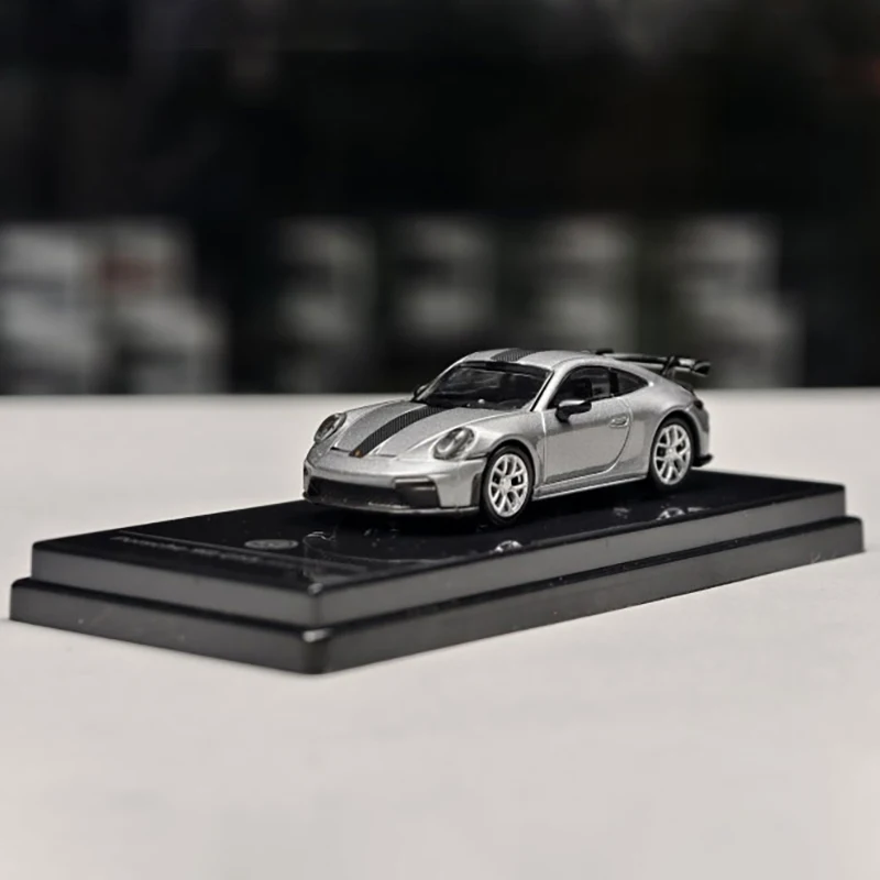 PARA 1:64 911 GT3 992.2 2025, Legierungsauto, Druckguss und Spielzeugfahrzeuge, Automodell, Miniaturmodellauto für Kinder
