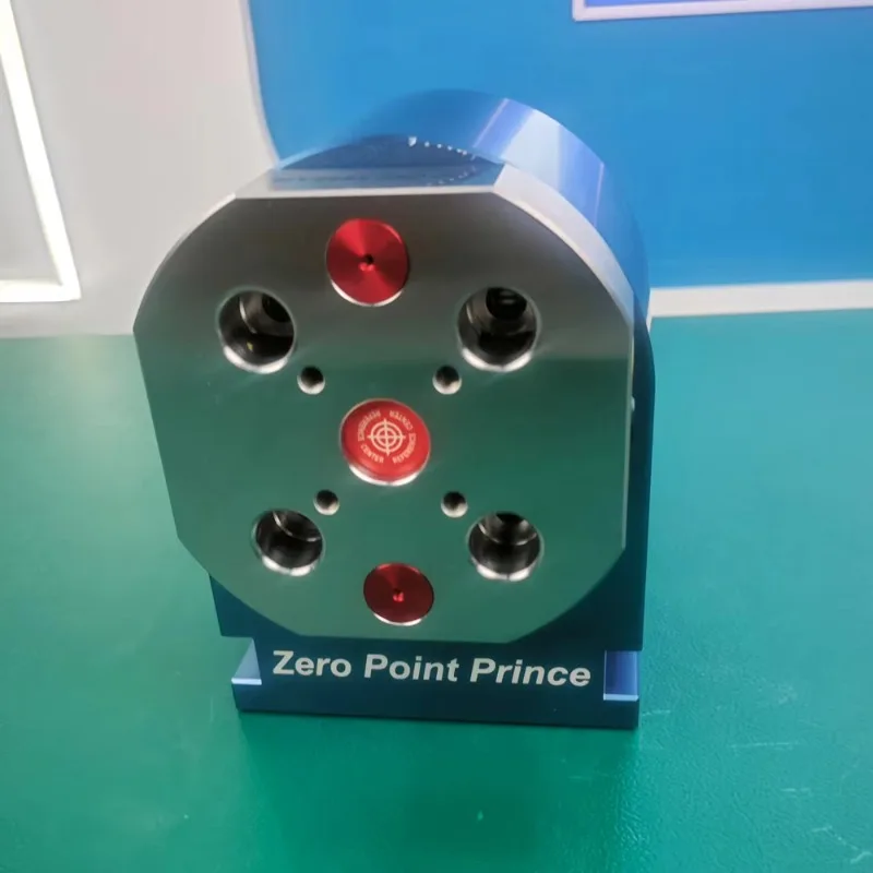 Zero Point Quick Change Workholding For 5-Axis Machining Centers Fast Setup With Self-Centering Vise Machine Adapter Plate
