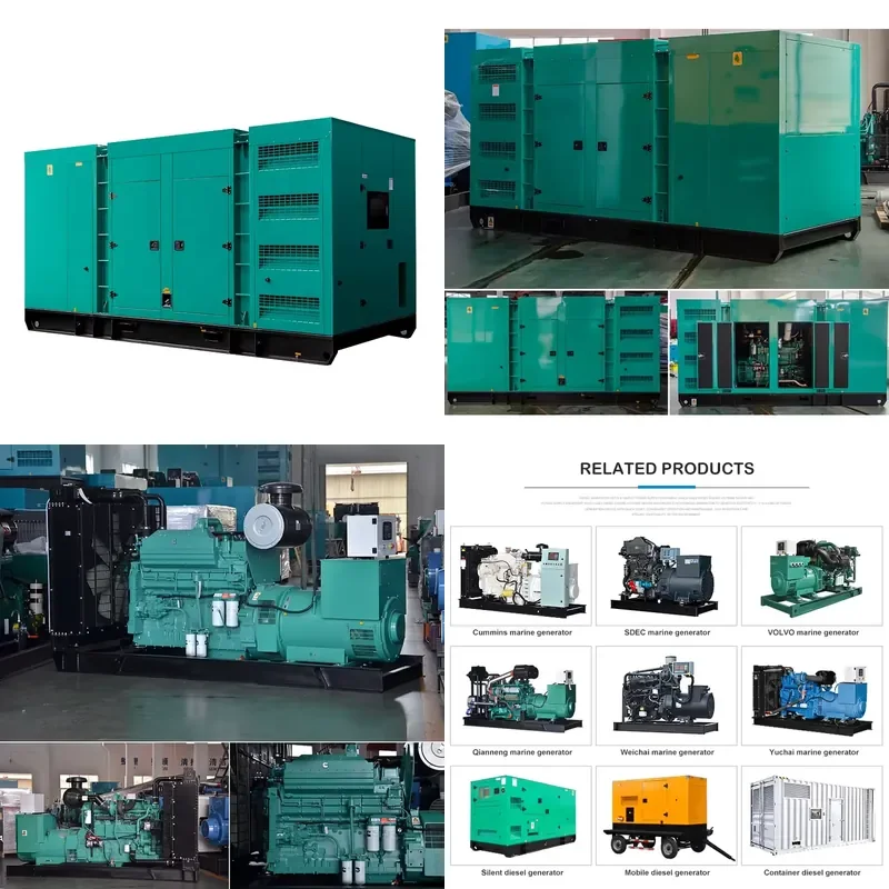 China Factory Cheapest Price with Good Engine Brand 200kw 300kw 400 kW Generator 500 KVA Silent Type Power Genset