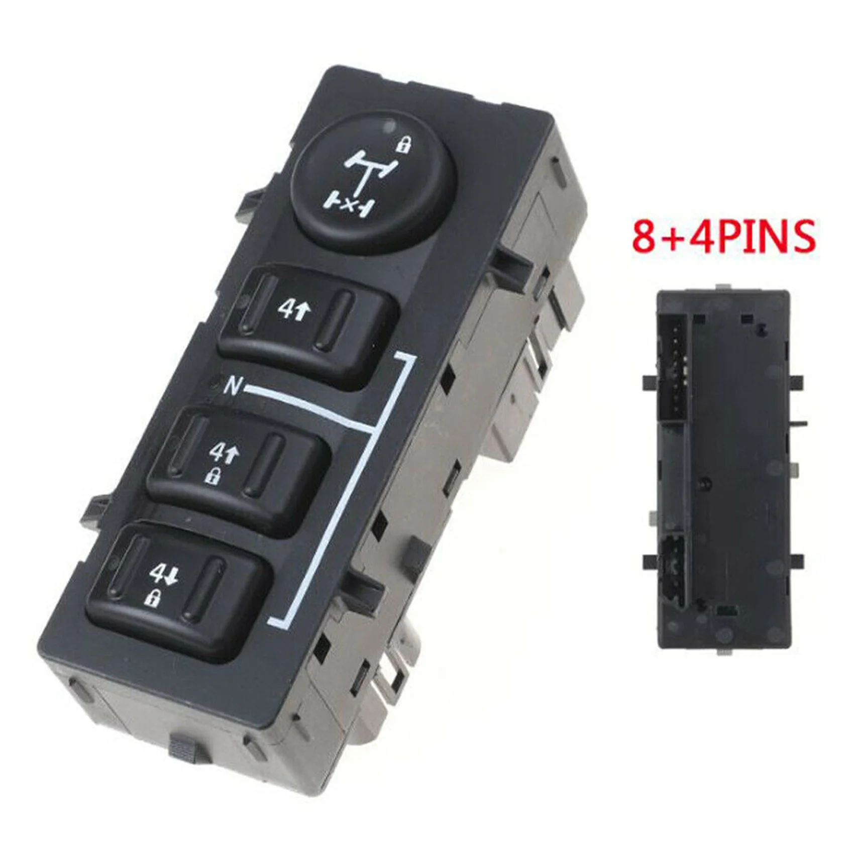 4WD 4X4 Wheel Transfer Case Selector Button Dash Switch for Hummer H2 2003-2007 15127829 19259310