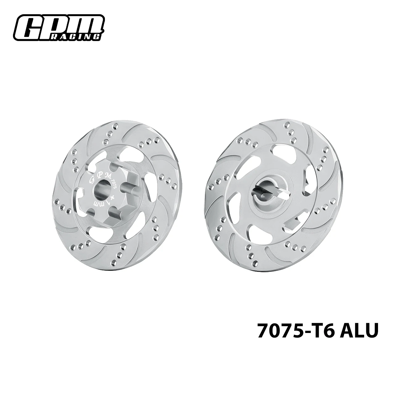 GPM aluminium + 1 mm zeskant met remschijf voor TRAXXAS 1/7 Unlimited Desert Racer 8569