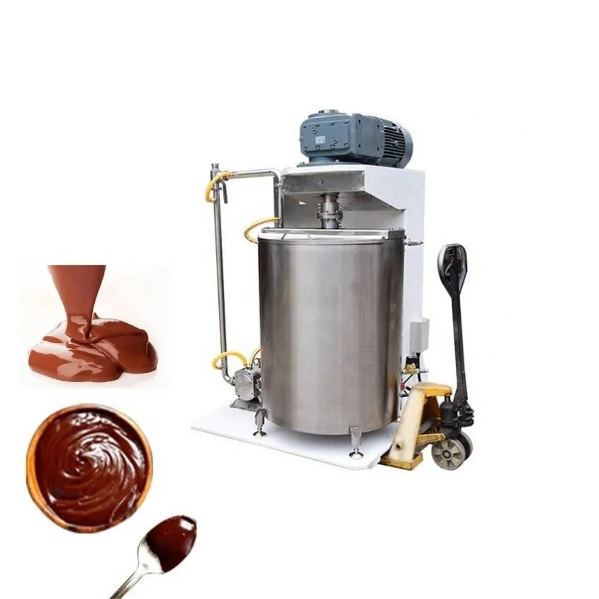 New  AB-BM300 Automatic Large Output Vertical Chocolate Ball Mill Machine 300L Capacity 15KW Motor