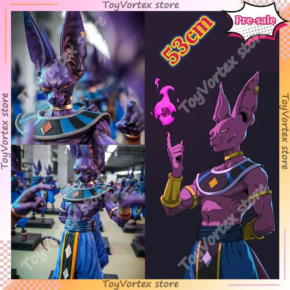 

Dragon Ball Z 53cm Beerus Animel Figure God of Destruction Beerus Figurine PVC Action Figures Collection Model Toys Gifts