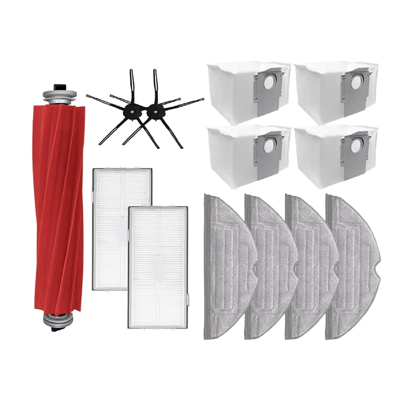 อุปกรณ์เสริม ABUS สำหรับหุ่นยนต์ดูดฝุ่น Roborock S7 Maxv Ultra S7 Pro Ultra  ไส้กรอง HEPA แปรงลูกกลิ้ง แปรงหลัก แปรงข้าง ผ้าถูพื้น ไส้กรองฝุ่น