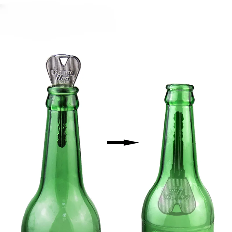 Metal Props Normal Difficulty Close-up Magic Key  Into Bottle Tricks Women Men Show Toy