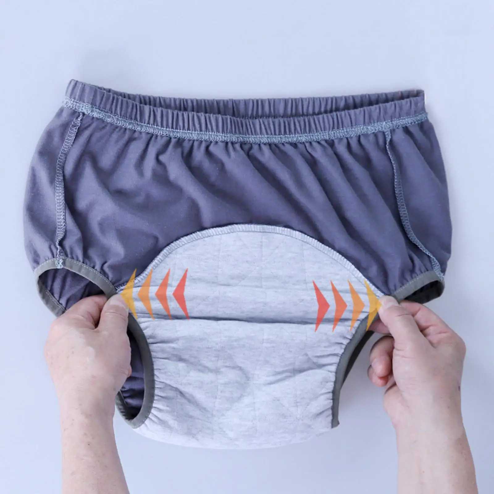 2x ملابس داخلية للبالغين مانعة للتسرب لسلس البول للرجال
