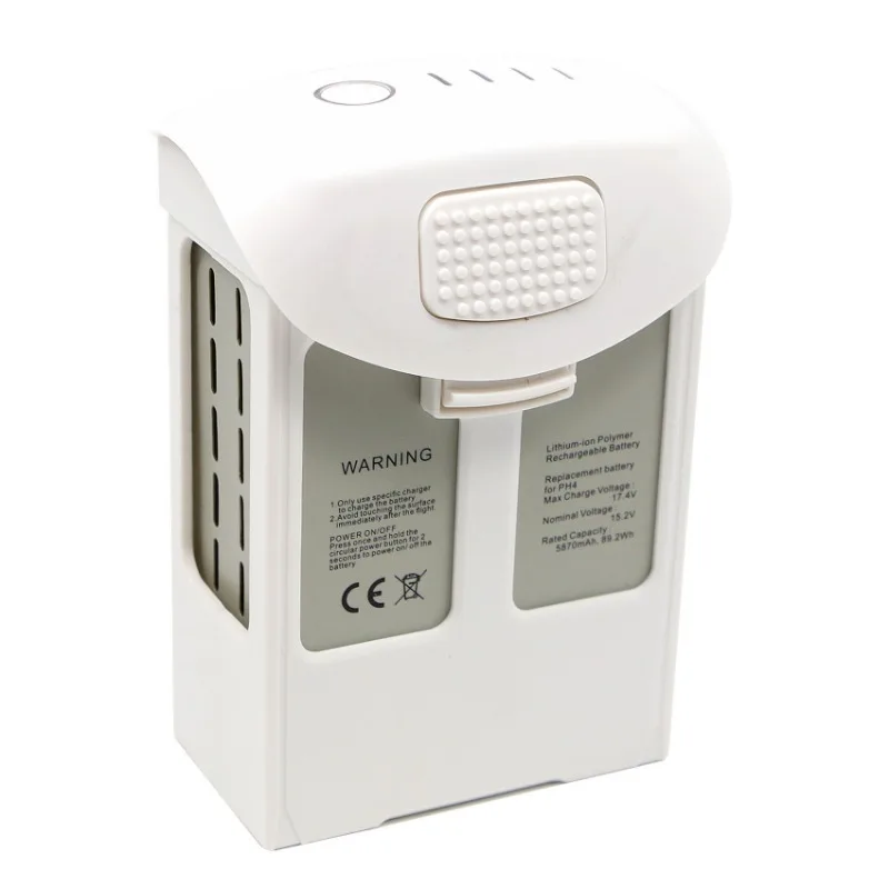 팬텀 4 호환 팬텀 4/4 어드밴스드/4 프로 V2.0/4 RTK 시리즈 드론 배터리 15.2V 5870mAh 비행 시간 30분